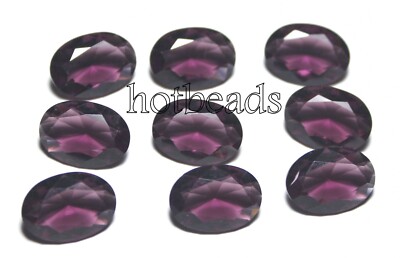 Lab Created Genuine Purple Amethyst Gemstone Stunning Green Perfect for Jewelry