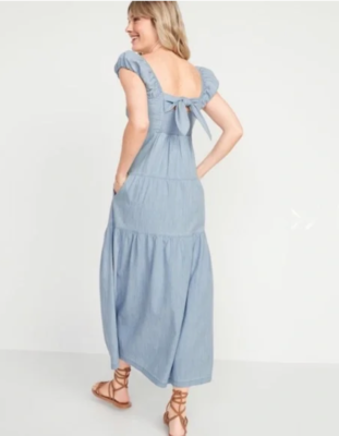 old navy fit and flare denim dress Ashley Lauren 11579 – Twirl Prom