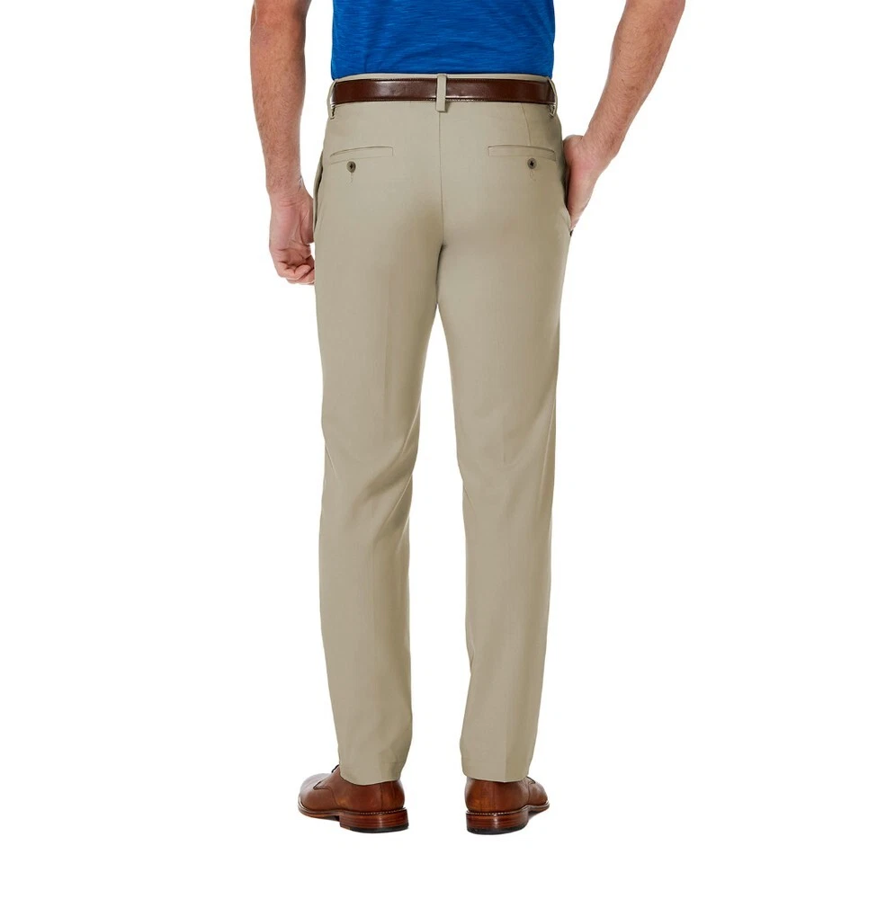 Haggar cool 18 pro slim fit flat front on sale pants