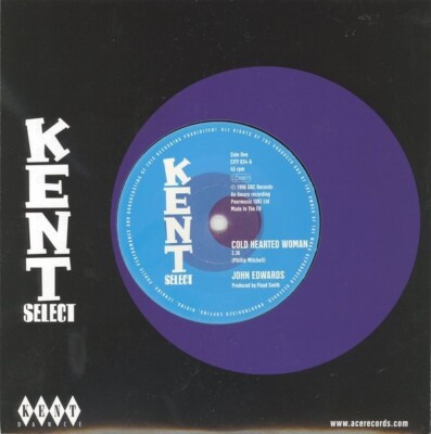 JOHN EDWARDS: Cold hearted woman / Ain't that good enough - CITY 034