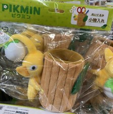 Pikmin Accessory Case Wood Yellow Pikmin Plush Stationery Storage Box Game New