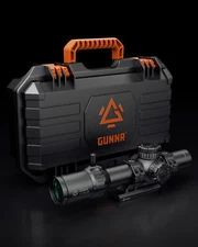 GUNNR Odin 1-10×28 FFP LPVO Rifle Scope MOA Reticle w Mount & Case | 34 mm Tube