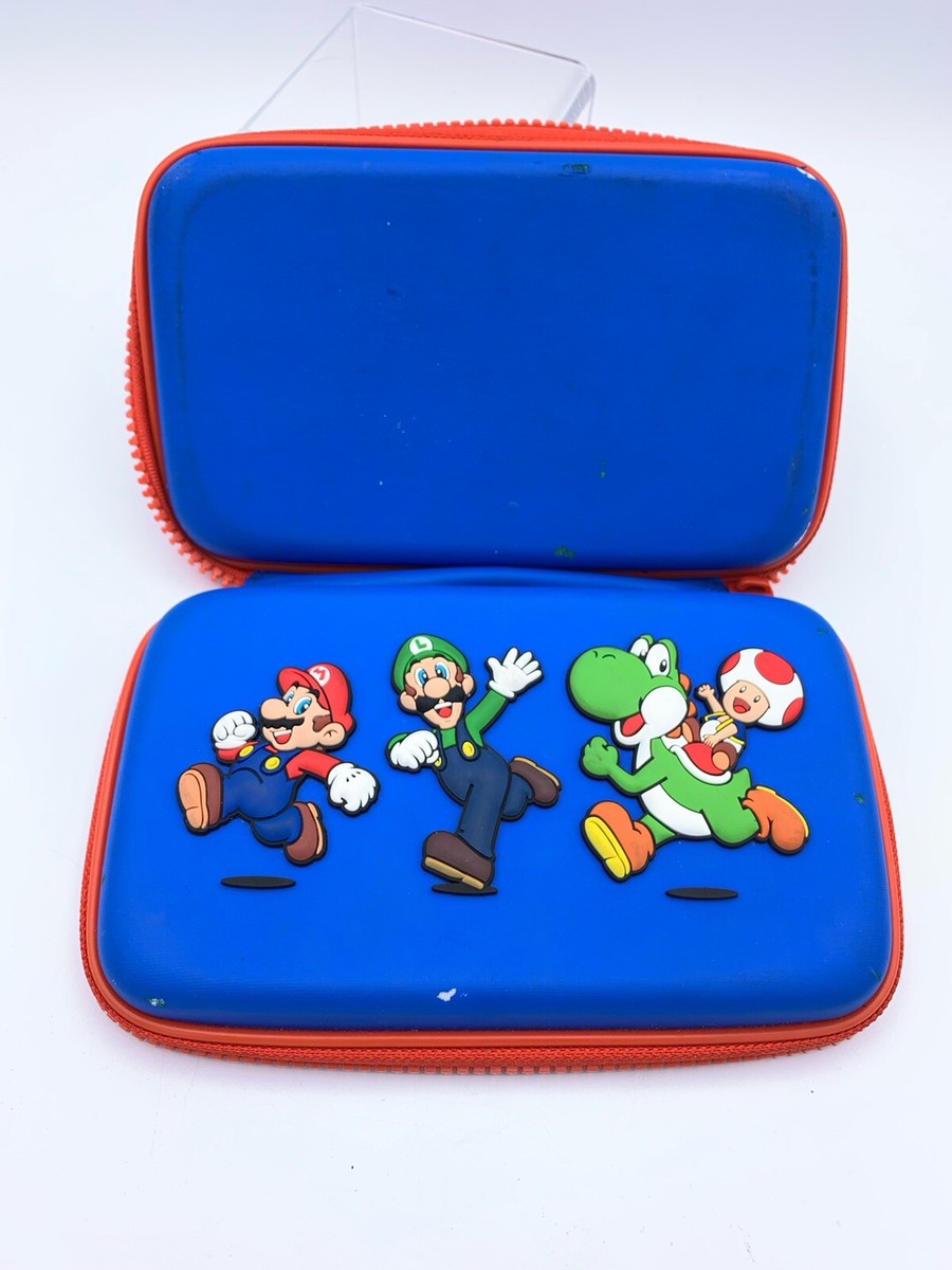 Power-A Super Mario Yoshi Luigi Blue Travel Zip Case for