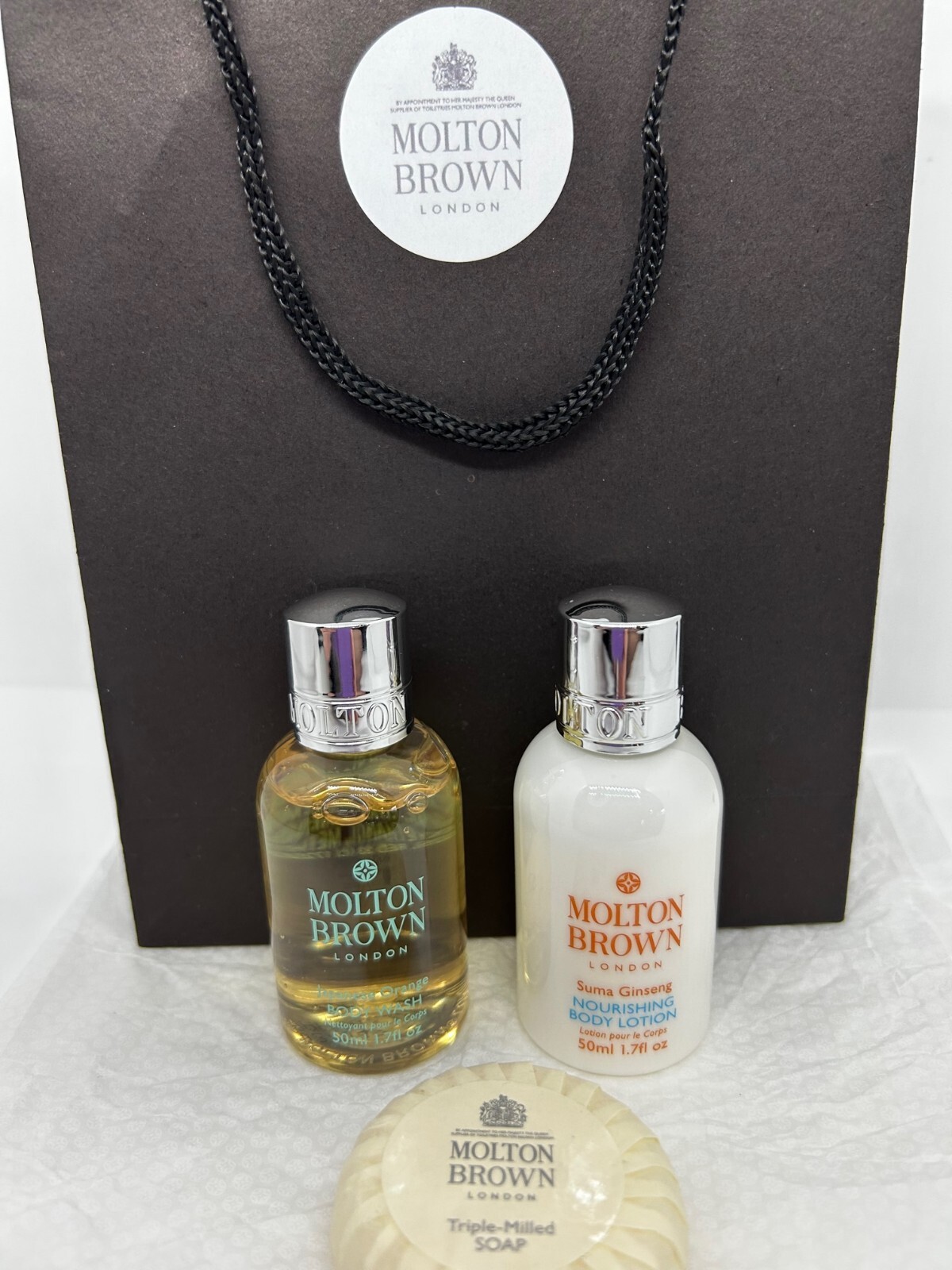 MOLTON BROWN Japanese Orange Body Wash Suma Ginseng BodyLotion 50ml Gift Bag Set eBay