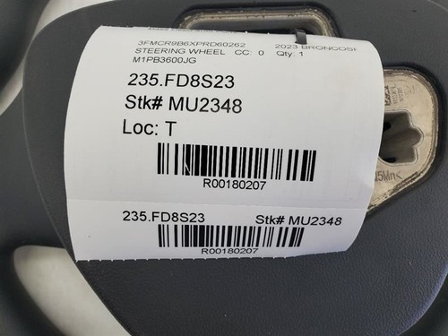 BRONCOSPT 2023 Steering Wheel 180207 - Picture 4 of 8