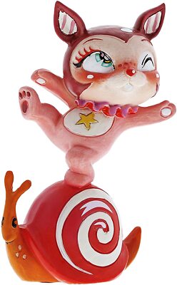 Enesco The World of Miss Mindy Love Bunny, 4.12  Stone Resin Figurine