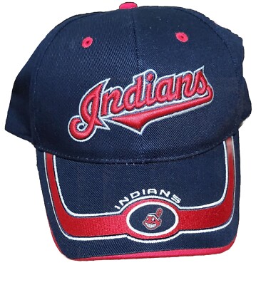 CLEVELAND INDIANS MLB TWINS ENTERPRISE STRAPBACK HAT CAP VINTAGE