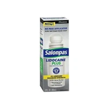 Salonpas Lidocaine Plus Roll On Pain Relieving Lidocaine 3 OZ Each