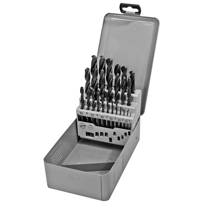 TURBO STEP INOX HSS-E Co5 DIN 338 Spiralbohrer 1 Bis 13 Mm // 25-tlg. Für Edelstahl