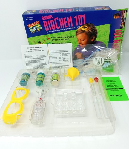 Beakmans World 1995 Biochem 101 Chemistry Experiment Set sembra inutilizzato esploratoy - Foto 6 di 12