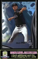 2017 Bowman Platinum Top Prospects #TP-RP Riley Pint Colorado Rockies
