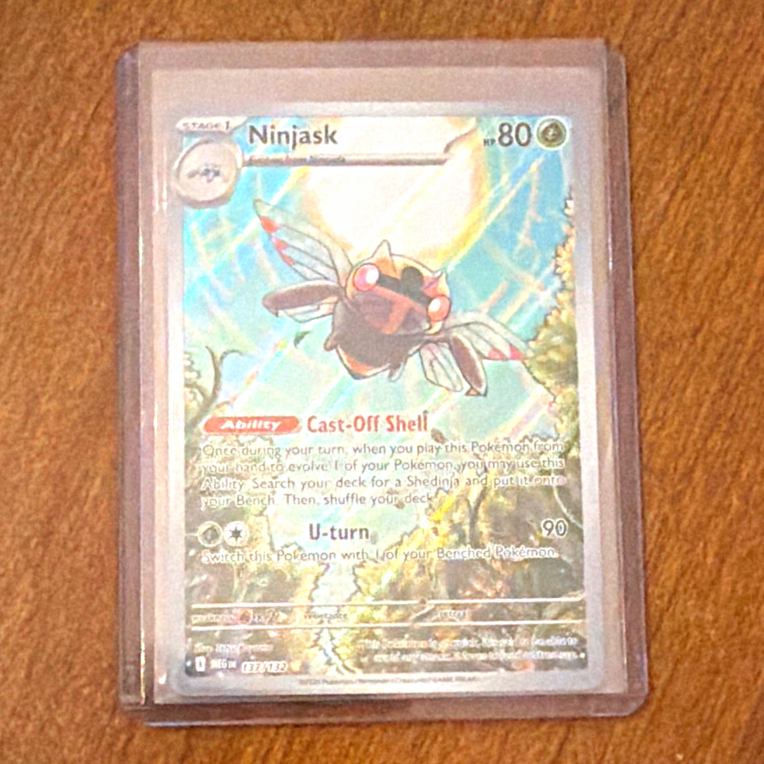 Pokemon TCG Ninjask 137/132 Mega Evolutions NM