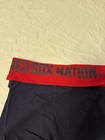 RARE! PINK Boston Red Sox High Rise Ankle Leggings S Black/Red Elastic Waist — photo 5