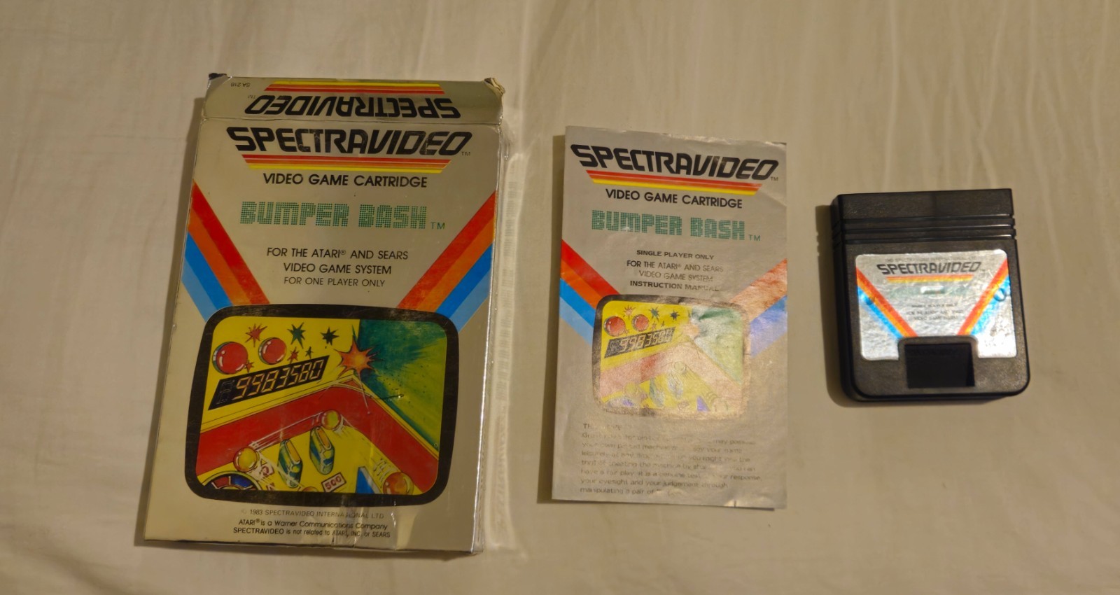 atari 2600 Spectravideo Bumper Bash CIB