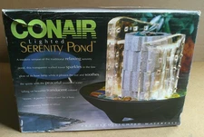CONAIR Lighted Serenity Pond Tabletop Water Fountain (CP4)