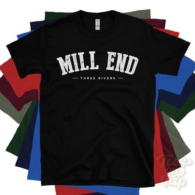 MILL END THREE RIVERS T-SHIRT the cedars estate maple cross hertfordshire