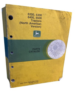 #ad John Deere 6200 6300 6400 6500 Tractors Parts Catalog PC4252 N. American Version $249.99