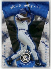 1997 PINNACLE TOTALLY CERTIFIED #126 ROD MYERS PLATINUM BLUE ROYALS /1999