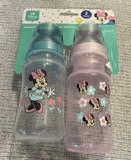 Disney Baby Bottles 2 Pack 11oz Minnie Mouse  BRAND NEW 