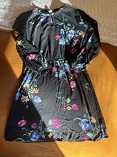 Floral Black Old Navy Dress