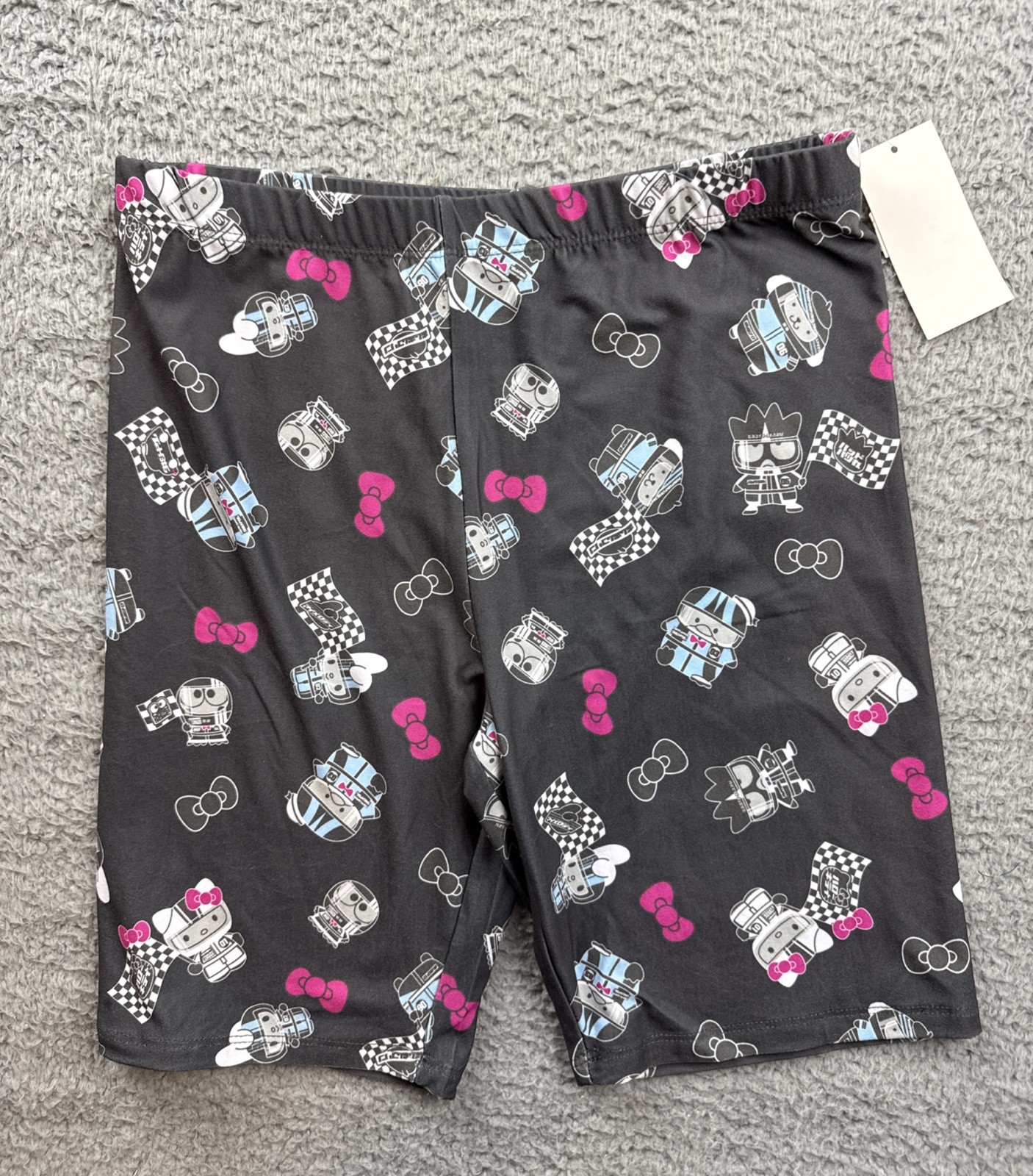 Hello Kitty Girls Youth Large Bike Shorts Black