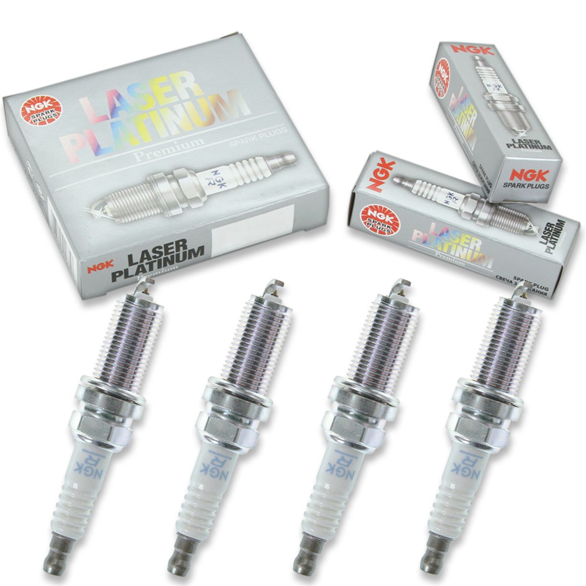 4 pc NGK 7654 PLFR6A-11 Laser Platinum Spark Plugs for FR7MPP33X FR7MPP10 uz