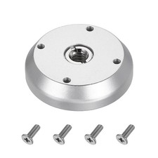 3/8" Thread Tripod Adapter Holder with Adapter Screw for Magic Arm DSLR Silver