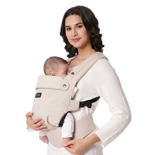 Porte-Bébé Ergonomique Physiologique 3,2–20kg Nouveau-Né à Enfant Coton Confort