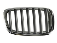 Blic 6502-07-0096992PP Silber Chrom Attrappe Grill Rechts FüR BMW X5 E70 X6 E71