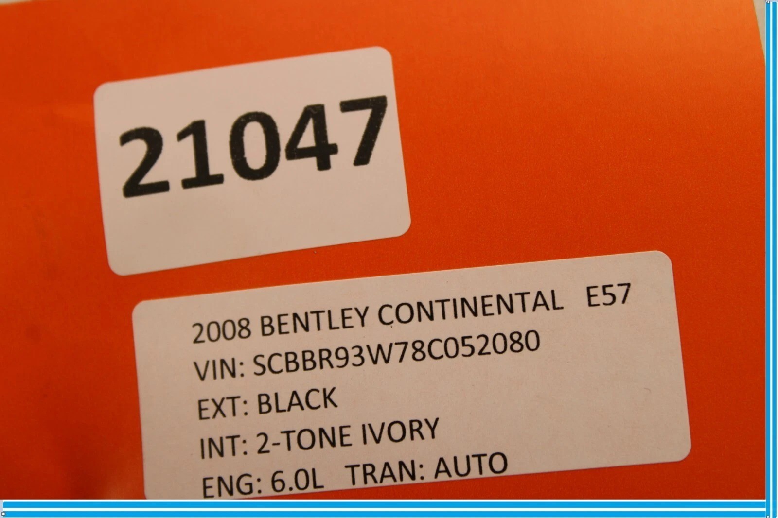 03-13 Bentley Continental GT GTC Rear Left Driver Side Half Axle Shaft OEM