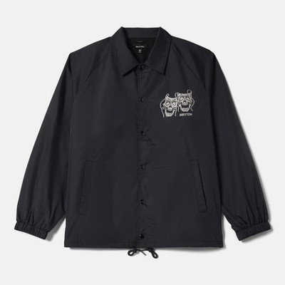 BRIXTON LW COACH JACKET GR: M BLACK