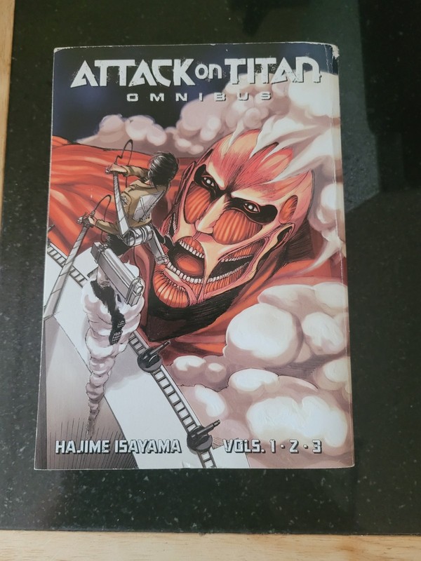 Attack On Titan Omnibus Vols 1 2 3 Used Good Condition