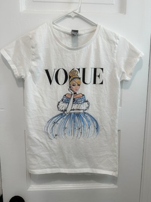 Etsy Made Disney Cinderella Vogue Screen Print T-Shirt - Adult Small
