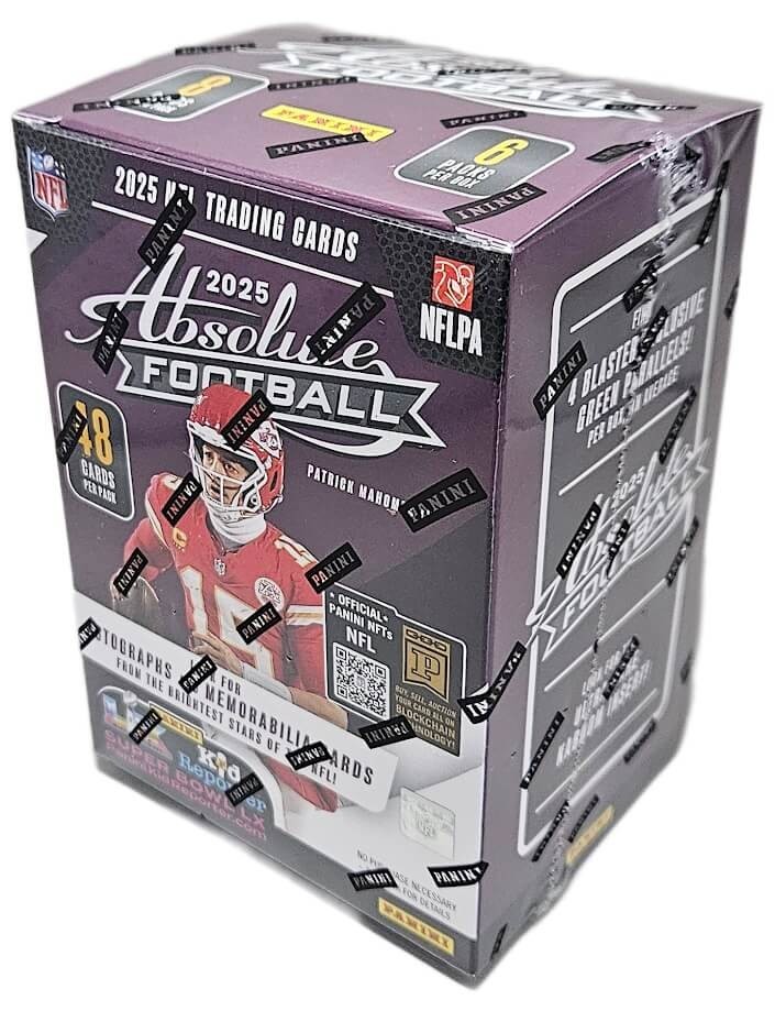 2025 Panini Absolute Football Factory Sealed 6 Pack Blaster Box 48 ...