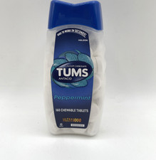 Tums Ultra Strength 1000 Peppermint Antacid Tablets 160 Ct 1 Pack