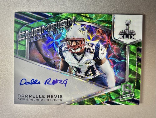 Darrelle Revis #CS-DRS 2024 Panini Spectra Champion Signature card