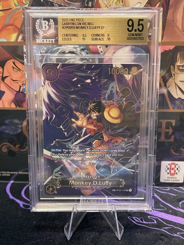 Monkey.D.Luffy (SP Card) graded BGS 9.5 for sale on eBay