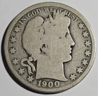 1900-O Barber Half Dollar 50c Coin ~ 90% Silver Coin (A111)