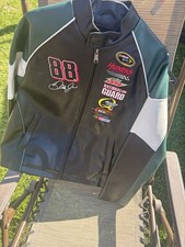 NASCAR HENDRICK MOTORSPORTS  DALE EARNARDT JR POLYVINYL CHLORIDE JACKET SIZE L