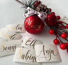 Aufkleber für Personalisierte Weihnachtskugeln (Name, Schneeflocken, Sterne etc)