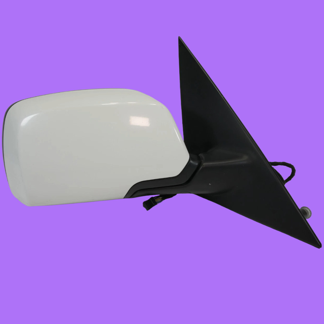 🟩07-09 BMW X3 OEM PASSENGER RIGHT DOOR MIRROR RH ARCTIC WHITE POWER MEMORY FOLD