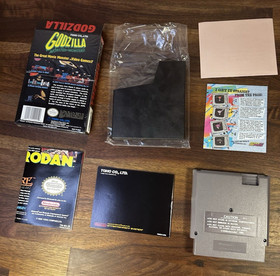 Godzilla: Monster of Monsters Nintendo NES Authentic Complete CIB
