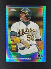 Yoenis Cespedes 2013 Topps Chrome Rookie Cup Blue Refractor 127/199 #96 ATHLETIC
