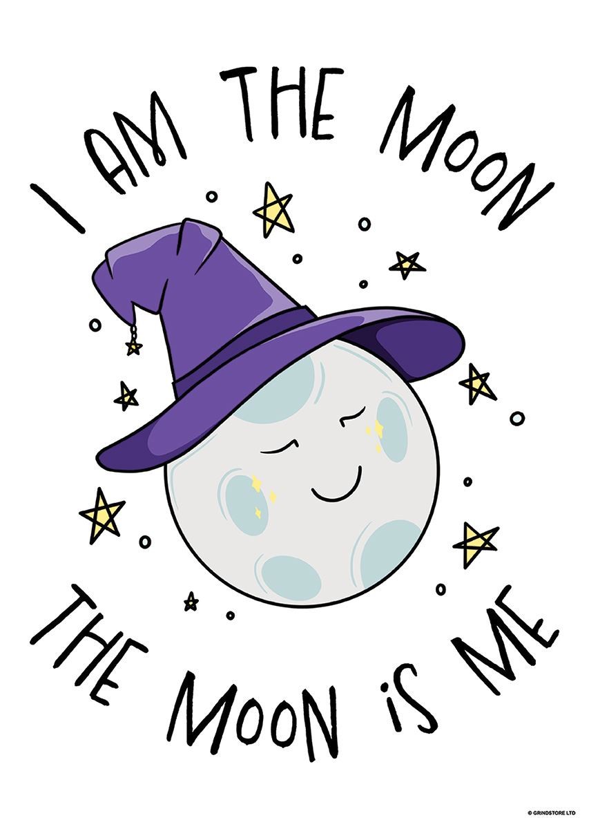 Laminated I Am The Moon, The Moon Is Me Mini Poster