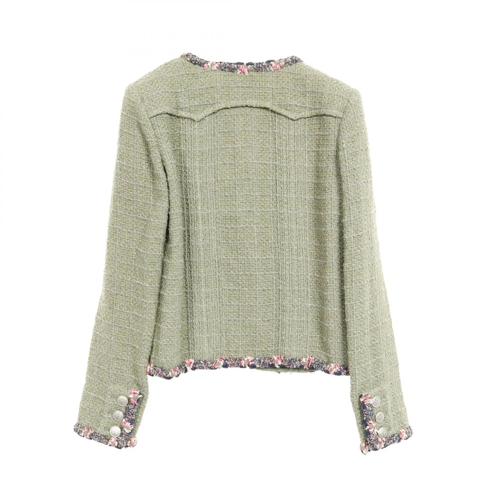 Giacca Chanel senza colletto tessuto lana P55630V42024 r5_0713