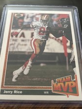 1991 Upper Deck Team MVP #475 Jerry Rice San Francisco 49ers Card