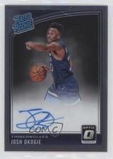 2018-19 Panini Donruss Optic Rated Rookie Signatures Josh Okogie #194 Auto qc6
