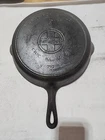 Griswold #9 710H Slant Logo Skillet Heat Ring Sits Flat No Chops Or Cracks