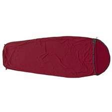 Origin Outdoors Mikrofleece Schlafsack Inlett Liner bordeaux-rot