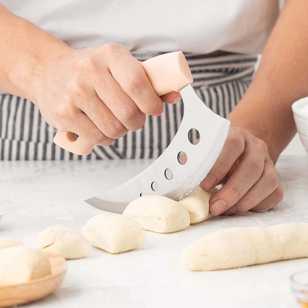 Sharp Food-Safe Versatile Practical Multifunctional Stainless Steel Dough Cutter